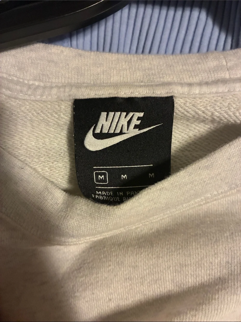 Nike cropped sweatshirt